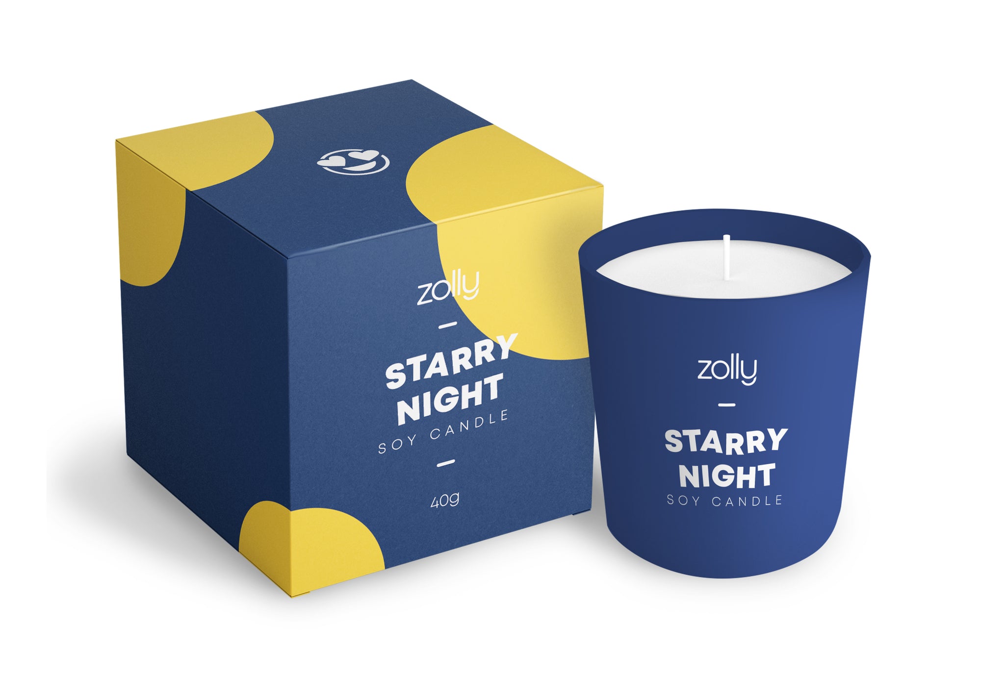 Sternennacht Minikerze 40g