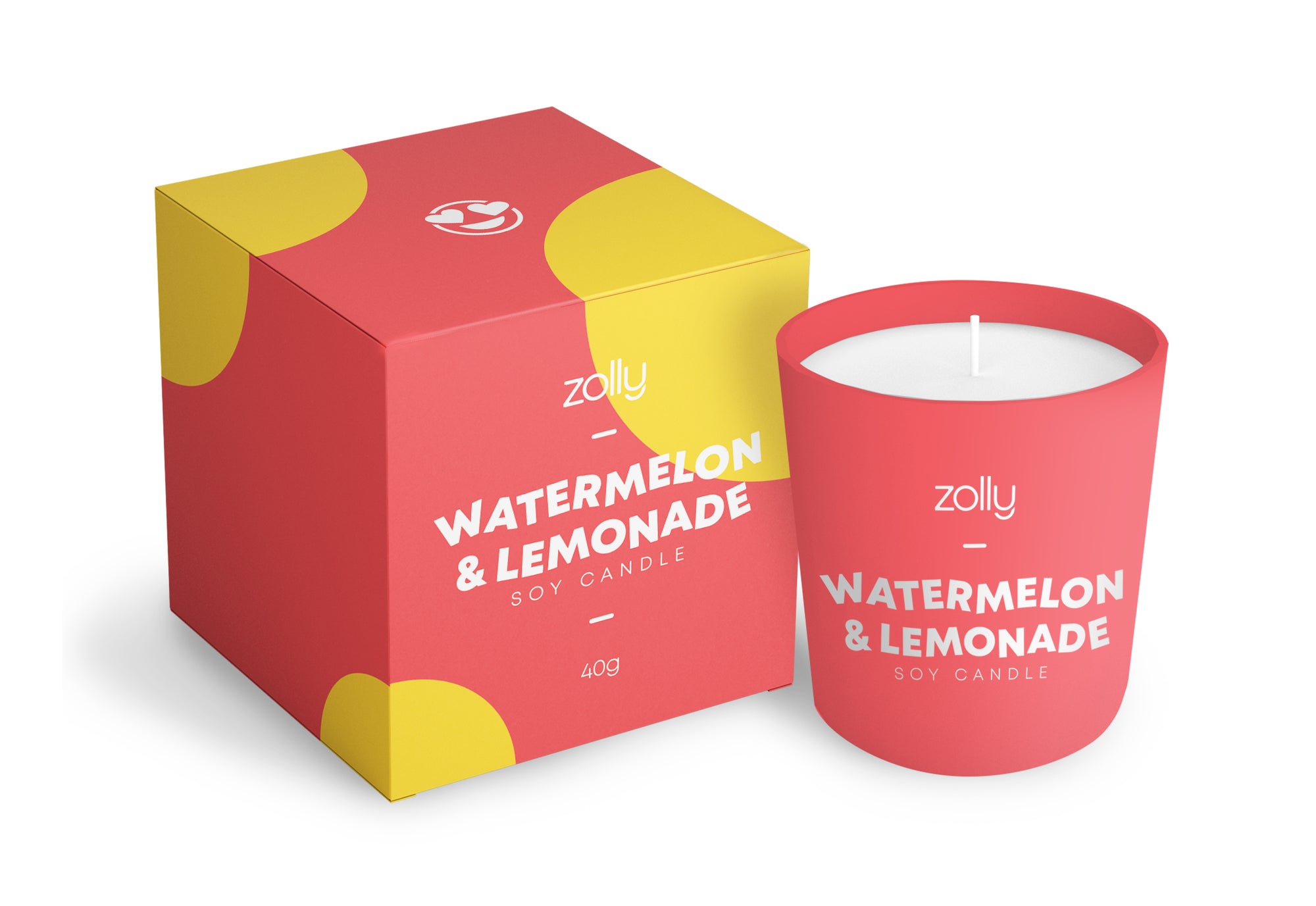 Minikerze Wassermelone &amp; Limonade 40g