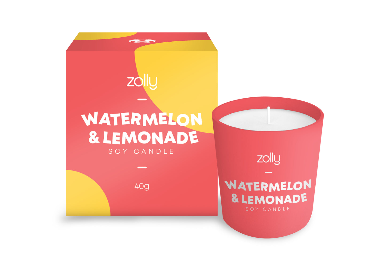 Watermelon & Lemonade Mini Candle 40g