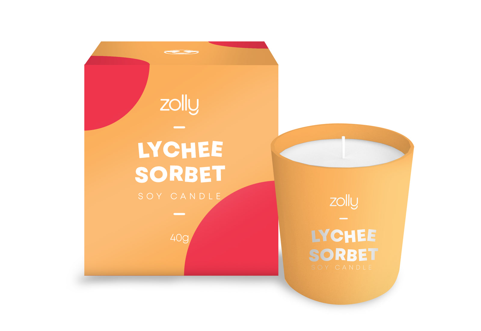 Lychee Sorbet Mini Candle 40g