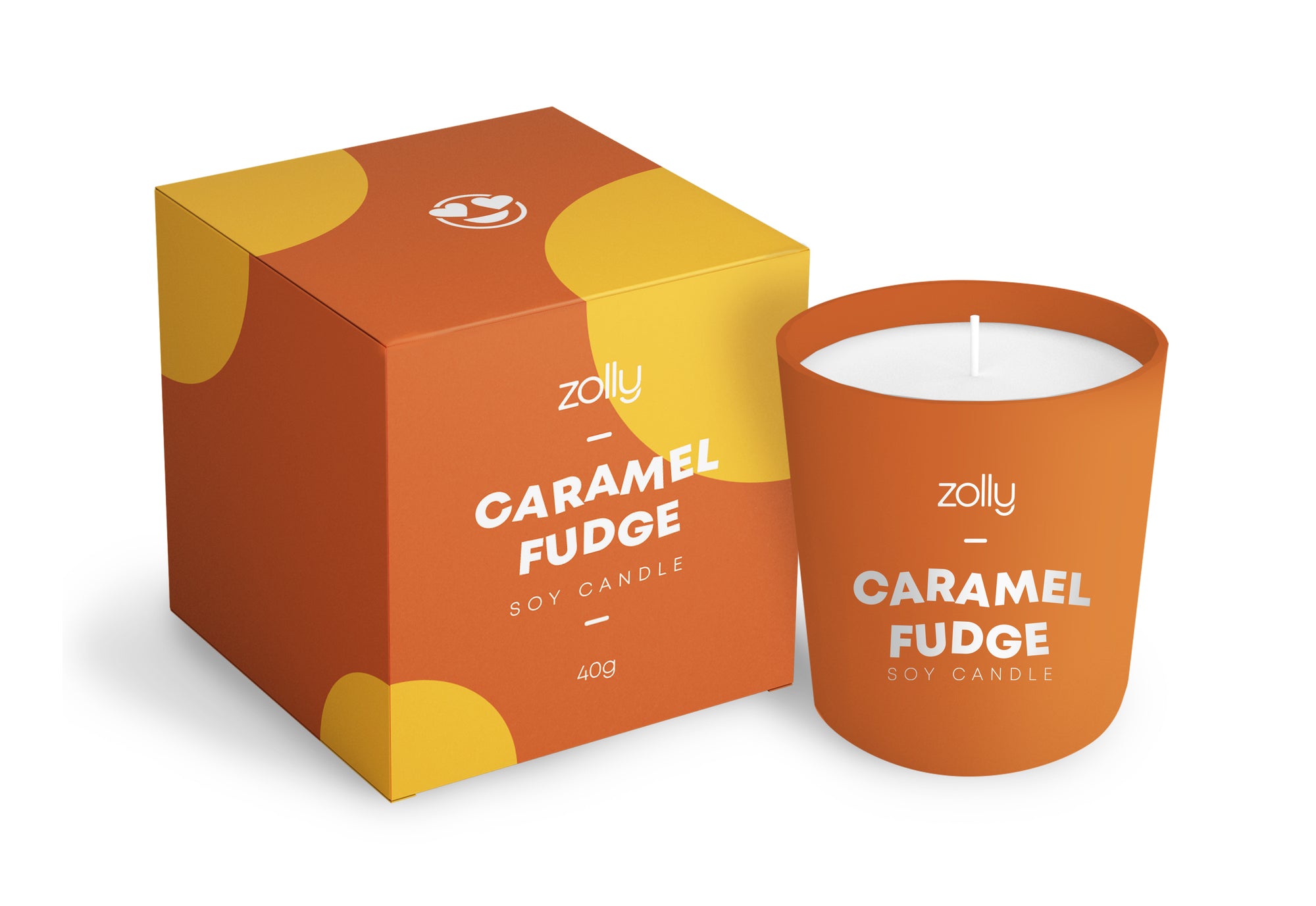Karamell Fudge Minikerze 40g